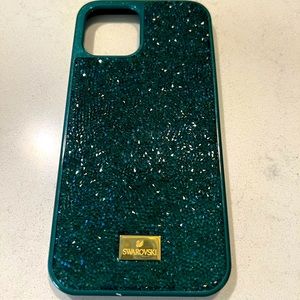 Swarovski iPhone 12 Pro Max Case - Dark Green
